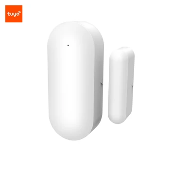 Wi-Fi Дверные датчики, сигнализация, Контактный Беспроводной дверной оконный магнитный датчик входа, датчик для домашней безопасности, приложение tuya 8