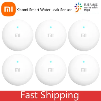 Xiaomi Датчик Погружения В Воду IP67 Bluetooth 5.0 Беспроводной Детектор Утечки Воды Водонепроницаемый Приложение Удаленная Работа С Приложением Mijia