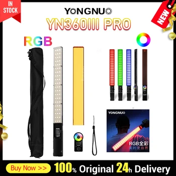 YONGNUO YN360 III PRO RGB LED Light YN360III Ручной 3200 K-5500 K Красочный RGB-Цвет с Дистанционным Управлением Ice Stick LIVE Video 10