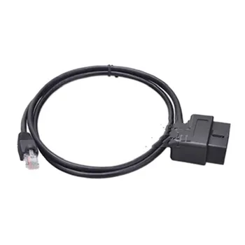 Автоматический ввод OBD2 в 16-контактный разъем сетевого кабеля с интерфейсом crystal head для BMW 6