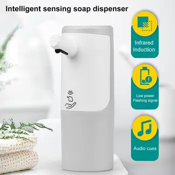 Автоматический дозатор мыла, чувствительный бесконтактный дозатор пены для мыла, настенный интеллектуальный индукционный дозатор мыла для дома 1