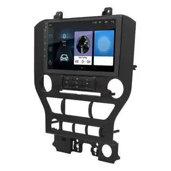 Автомобильная GPS-навигационная система 9 дюймов 4.0 с многофункциональным изображением заднего хода Подходит для Ford Mustang 2016-2020 9