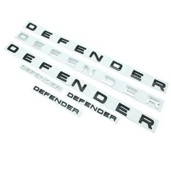 Автомобильные наклейки с буквенным значком DEFENDER для Land Rover new Defender, аксессуары для наклеек, наклейки для отделки переднего переоборудованного багажника