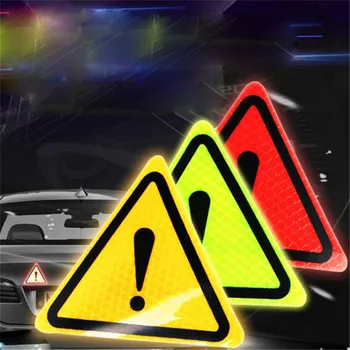 Автомобильные треугольные светоотражающие полосы Ellenmar, наклейки с аварийным предупреждением, знаки безопасности, защита от столкновений для грузовых автомобилей 18