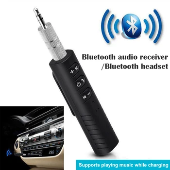 Автомобильный адаптер громкой связи Bluetooth 5.0 для приемника 3,5 мм Разъем для автомобильного музыкального аудиоприемника 19