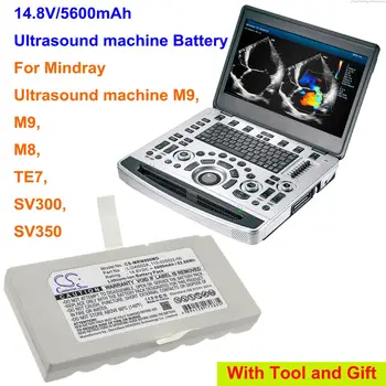 Аккумулятор CS 5600mAh LI24I002A, 115-025022-00 для ультразвукового аппарата Mindray M9, M9, M8, TE7, SV300, SV350