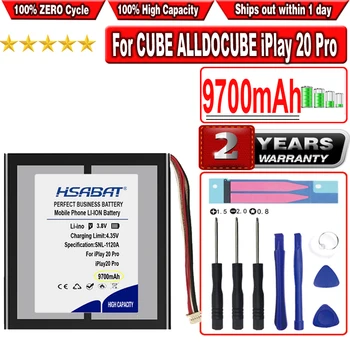 Аккумулятор HSABAT 9700 мАч для планшетного пк CUBE ALLDOCUBE iPlay 20 Pro/iPlay 20 20s 2
