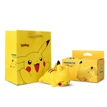 Анимационная игра Pokemon Периферийные игрушки Pikachu Lovely Cute Electric Pat Light Аниме Фигурки Коллекция экшн-моделей 7