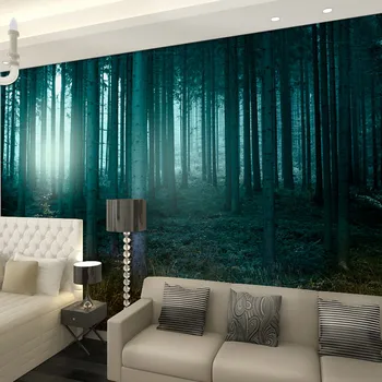 бейбеханг березовый лес под летним солнечным светом papel de parede 3d фотообои для стен обои фрески декор для стен 19