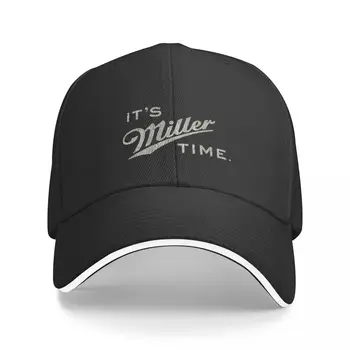 Бейсболка Miller Time, Дропшиппинг, Кепка Дальнобойщика, чайные шляпы, Шляпа Для Гольфа, Мужская Женская 11