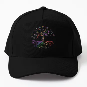 Бейсболка Pride tree of life, дизайнерская шляпа, шляпы, шляпы для косплея, женская мужская