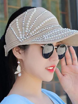 Бейсболка летняя пустой цилиндр Корейская версия мода солнцезащитный козырек путешествия спорт солнцезащитный крем дышащий утиный язычок солнцезащитная шляпа
