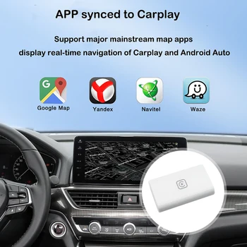 Беспроводной ключ Carplay Bluetooth-совместимый WIFI Активатор ключа Carplay Четырехъядерный процессор из АБС-пластика для обновления автомобиля Автозапчасти 2