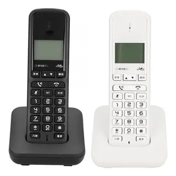 Беспроводной телефон Беспроводные домашние телефоны ручной домофон с громкой связью для домашнего офиса, штепсельная вилка США 100-240 В