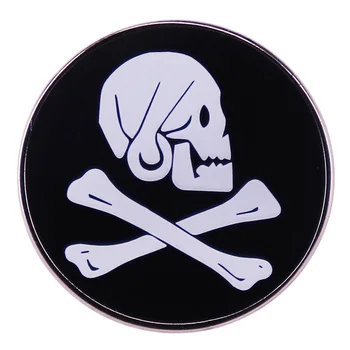Брошь с пиратским флагом, значок в виде черепа 10