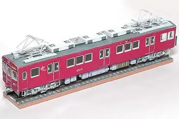 Бумажная модель поезда серии Hankyu 2300 17