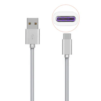 Быстрая Зарядка 1,0 М 1,5 М 2,0 М 3,0 М 5 В 5A USB 3,1 USB-C Тип C Кабель Для Синхронизации Данных Зарядного Устройства для Huawei P10 Mate 9 Macbook Xiaomi Letv