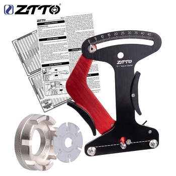 Велосипедный инструмент ZTTO с ЧПУ, измеритель натяжения спиц для проверки спиц колес шоссейных велосипедов MTB, надежный индикатор, точный и стабильный TC-1 2