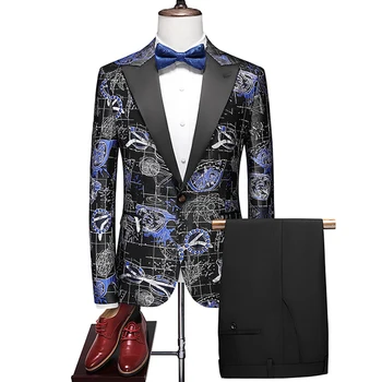 Весенний костюм senior sense, куртка + брюки, из двух частей, мужская официальная вечеринка, повседневное свадебное платье, пиджак в натуральную величину 4