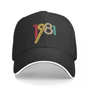 Винтаж 1981, подарок на 40-летие (3), Мужские бейсболки, кепка с козырьком, Солнцезащитная ветрозащитная шляпа 12