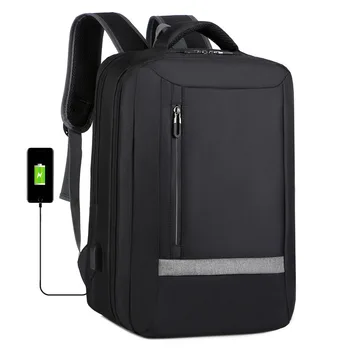Водонепроницаемый мужской рюкзак с USB-зарядкой, школьная сумка, противоугонный мужской рюкзак с USB-зарядкой, 15,6-дюймовый рюкзак для путешествий, деловой рюкзак 10