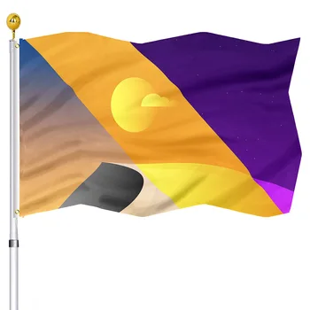 Геометрический садовый флаг Ярких цветов, флаги с двойной строчкой для украшения крыльца дома, приветствия, праздника и вечеринки, флаг для женщин и мужчин 7