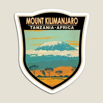 Гора Килиманджаро, Танзания, Африка, Значок, Магнит, Декор, Детский Холодильник, Милая Магнитная игрушка для маленьких детей, Забавная 13