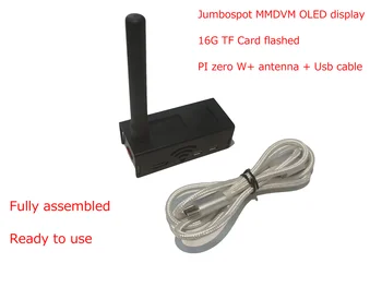 Готов к использованию! Поддержка точки доступа MMDVM P25 DMR YSF NXDN + Raspberry pi Zero W 0W + OLED + Антенна + SD-карта 16G + Чехол + USB-кабель 1