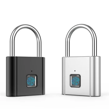 Дверной замок с USB-зарядкой без ключа, умный замок с отпечатками пальцев, быстро разблокирующий металлический чип из цинкового сплава, 10 отпечатков пальцев 4