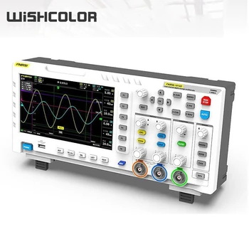 Двухканальный цифровой запоминающий осциллограф Wishcolor FNIRSI-1014D 100 МГц, генератор сигналов 1GSa / s, 7-дюймовый цветной ЖК-дисплей 9