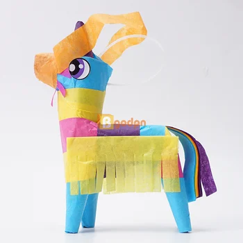 День рождения партия поставки кукольный домик мини красочные ослик Пиньята-мексиканская детский реквизит 4