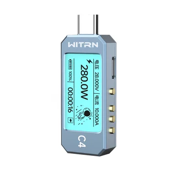 Детектор WITRN C4L USB измеритель напряжения и тока тестер PD3.1 с функцией активации старения EPR 48 В 9