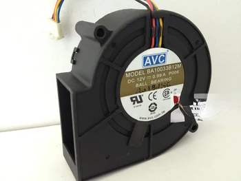 Для AVC 9733 12V 0.99A BA10033B12M 4-проводный ШИМ-вентилятор с парой отверстий 100 мм 1