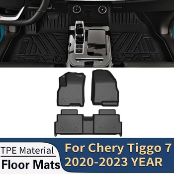 Для Chery Tiggo 4 Pro Tiggo 7 Pro 2017-2023 Авто Автомобильные Коврики Для Пола Всепогодные Коврики Для Ног Из TPE Без Запаха Коврик Для Поддона Аксессуары Для интерьера 1