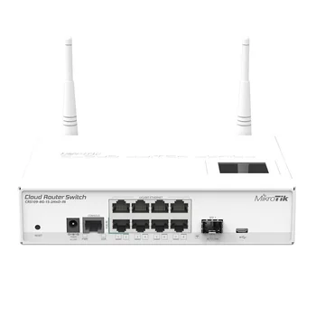 Для Mikrotik CRS109-8G-1S-2HnD-ВСТРОЕННЫЙ 8x Гигабитный Ethernet Smart 1x SFP, поддерживает 10-57 В, сетевой коммутатор маршрутизации уровня 3 10