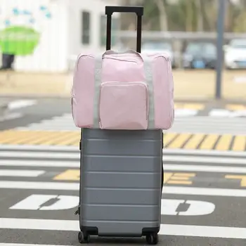 Дорожная сумка для хранения Большой емкости с застежкой-молнией, сумка для багажа, Органайзер для путешествий, сумка для хранения вещей, органайзер для шкафа 1