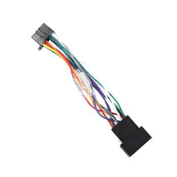 Жгут проводов ISO Заменяет Аксессуары, 16-контактные детали, Соединительный кабель адаптера для Pioneer Audio Car Stereo Premium Professional 14