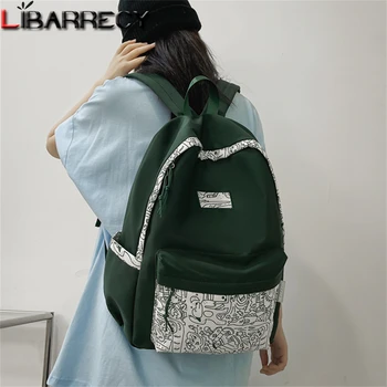 Женская сумка из высококачественного нейлона с панелями, новые модные женские сумки через плечо, школьный рюкзак для путешествий, рюкзак для маленьких студентов 2