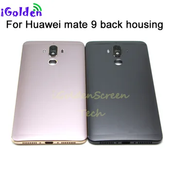 Задняя крышка аккумулятора для Huawei Mate9 MT9 Задняя крышка батарейного отсека с объективом камеры Боковые кнопки с инструментами 10