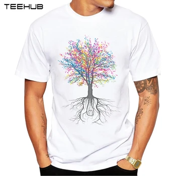 Заметки Растут на деревьях, мужская футболка, модный дизайн Gita Tree, повседневные топы с коротким рукавом, хипстерские мужские футболки, Забавная крутая футболка 2