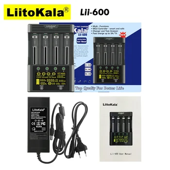 Зарядное устройство LiitoKala lii-600 Li-ion-3,7 В Ni-MH1.2V с 4 Слотами Для Независимой Зарядки Портативное Зарядное устройство 18350 16340 14500 10