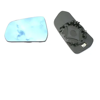 Зеркало заднего вида с широким обзором с автоматическим затемнением, синее Стекло бокового зеркала с подогревом и светодиодным указателем поворота для Ford Mustang American 6