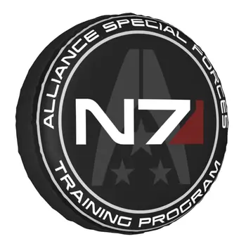 Изготовленный на заказ Чехол Для Запасного Колеса Alliance Mass Effect N7 для Видеоигр Suzuki Mitsubish Автомобильные Протекторы Для Колес 14 