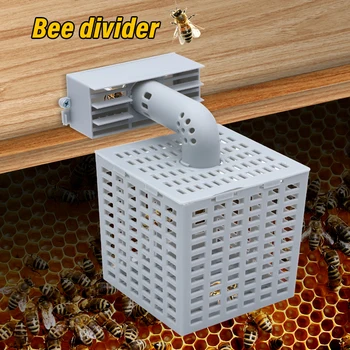 Инструмент для разделения пчел в пчеловодстве Автоматический разделитель пчел Предотвращает побег пчел Удаляет самца Инструменты для пчеловода Аксессуары для ульев 1шт 2