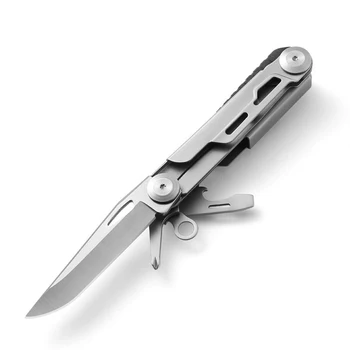 Инструменты EDC для наружного использования Мини-нож для выживания, Портативный ремень, Многофункциональный Складной нож из нержавеющей стали 2