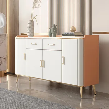 Итальянский минималистичный обеденный шкаф на каменной доске, высокий шкаф, легкая роскошь, простой настенный шкаф, чайный шкафчик, стеллаж для хранения, househ