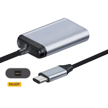 Кабель USB-C Type C к Mini DP Displayport Cable Adapter 4K 2K 60hz для планшетов, телефонов и ноутбуков 3