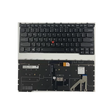 Клавиатура для ноутбука Lenovo для IBM X1 Carbon Gen 3 3rd 2015 Замена английской клавиатуры с подсветкой 4