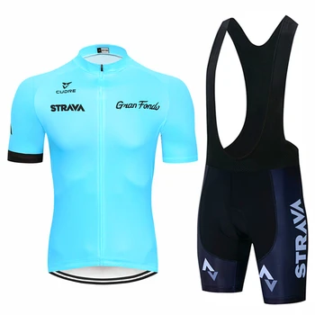Комплект из джерси для велоспорта Strava Bike, мужская летняя горная форма с коротким рукавом, Майо для велоспорта Ropa Ciclismo, костюм для велоспорта 8