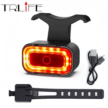 Комплект передних и задних фонарей для велоспорта, велосипед TYPE-C, зарядная фара, MTB, водонепроницаемый задний фонарь, светодиодный фонарь, аксессуары для велосипеда 5